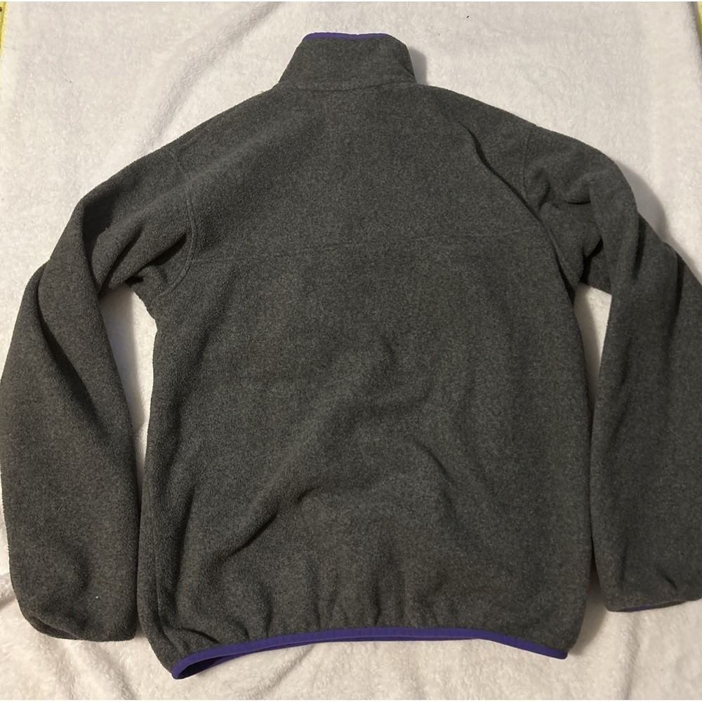 Patagonia Pullover Womens M Gray Purple Synchilla Snap-T Fleece - Picture 4 of 8